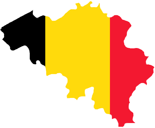 Belgium flag map 1 Церковь Святого Жиля в Брюгге