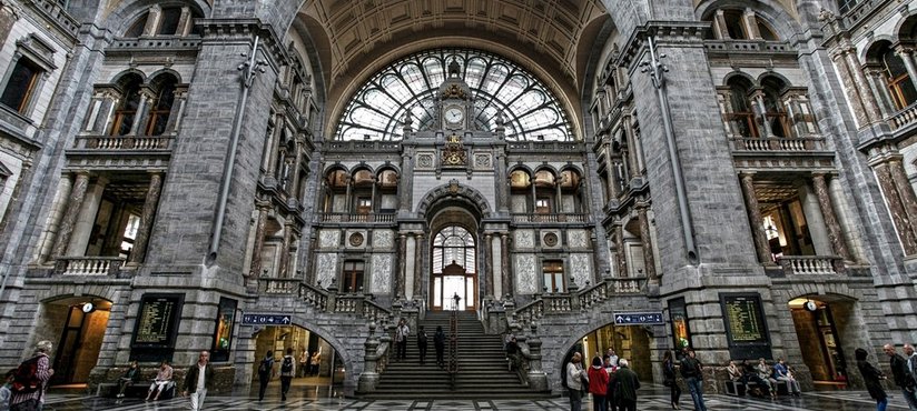 antwerp railway station Антверпен, обзорная экскурсия